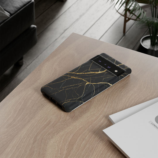 Luxury Black Marble iPhone/Samsung Case