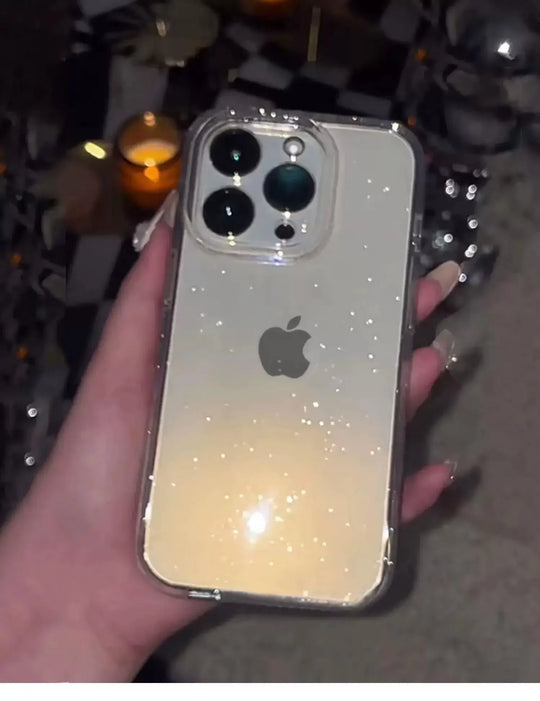 Luxury Bling Glitter Clear Phone Case For iPhone