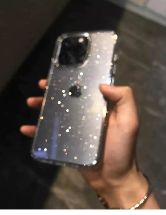 Luxury Bling Glitter Clear Phone Case For iPhone