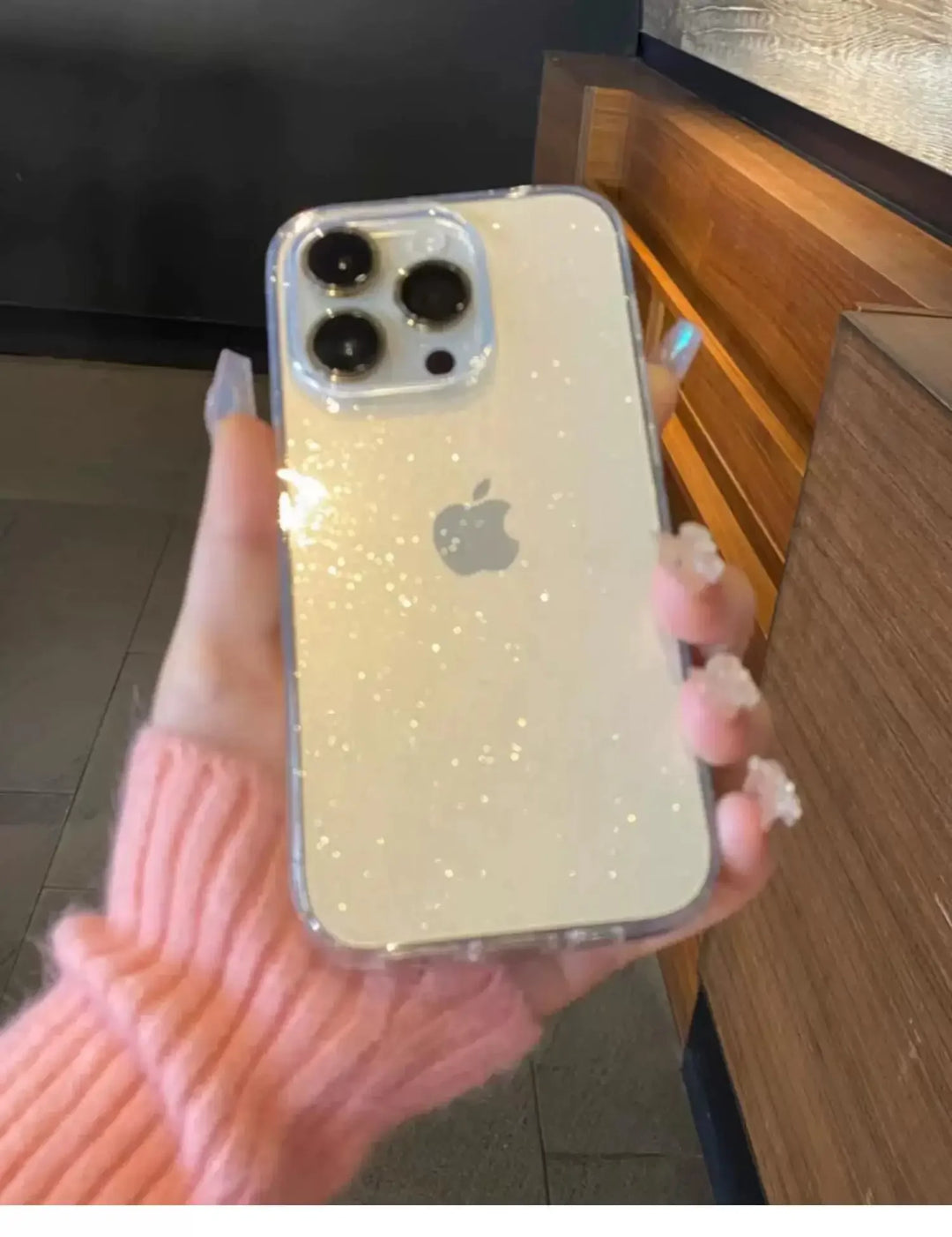 Luxury Bling Glitter Clear Phone Case For iPhone