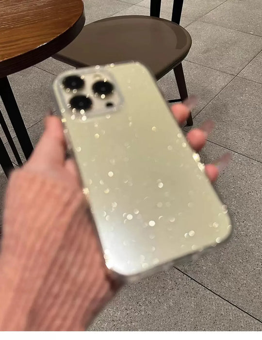 Luxury Bling Glitter Clear Phone Case For iPhone