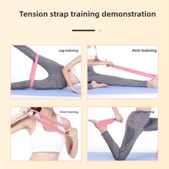 Yoga Resistance Band – TPE Material, Soft & High Elasticity, for Yoga & Glute Squats, Durable