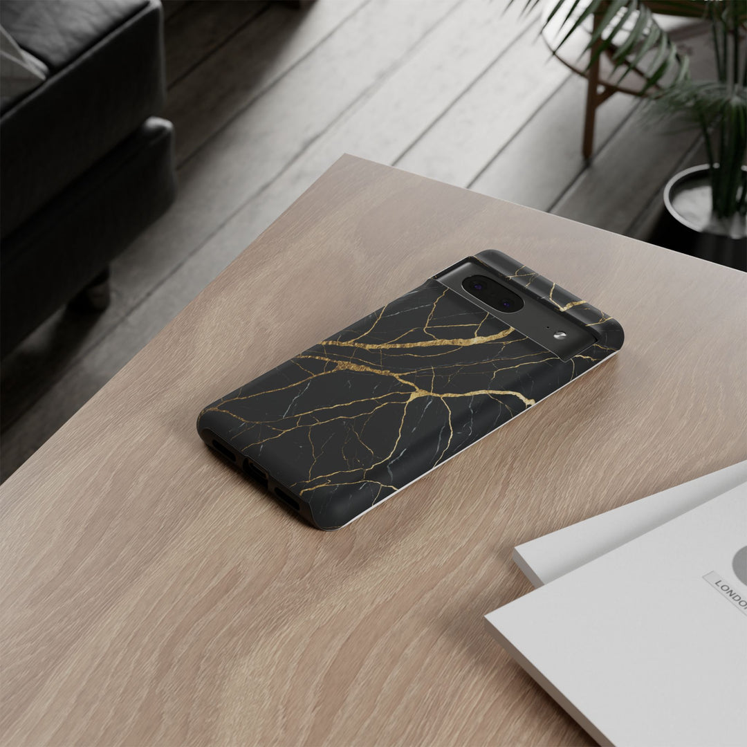 Luxury Black Marble iPhone/Samsung Case