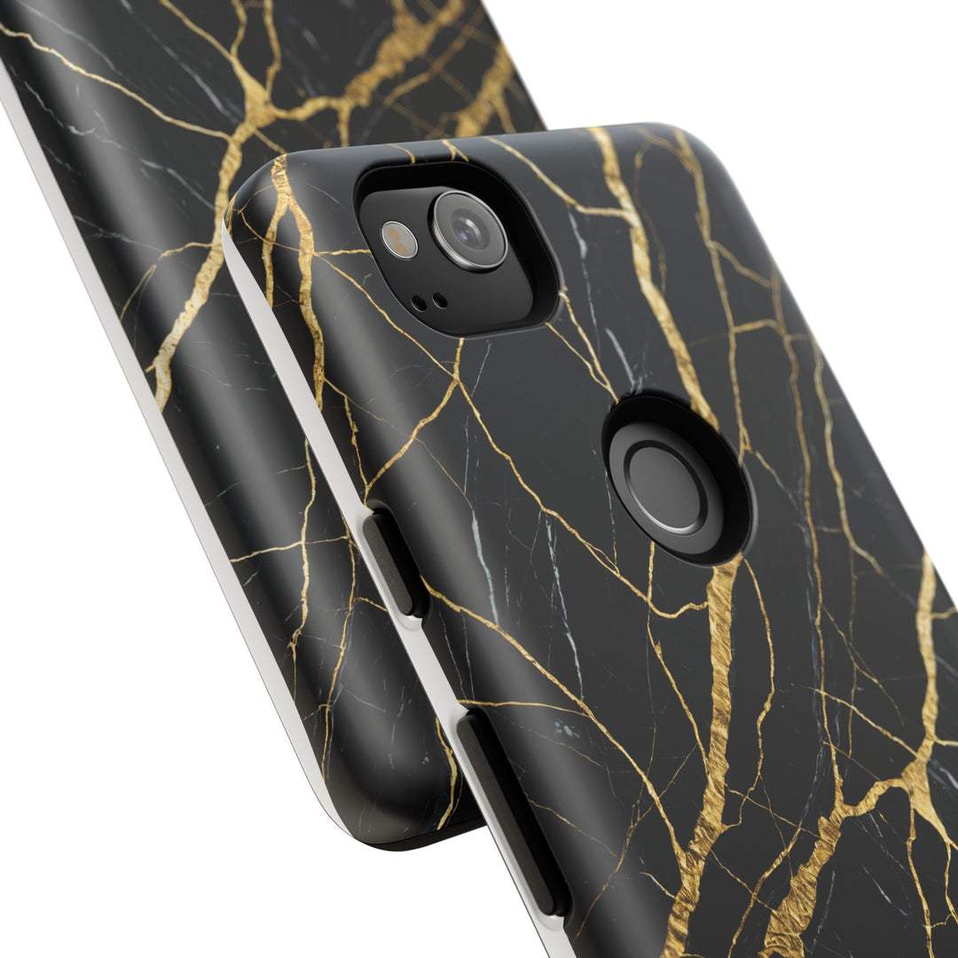 Luxury Black Marble iPhone/Samsung Case