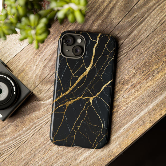 Luxury Black Marble iPhone/Samsung Case