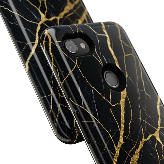 Luxury Black Marble iPhone/Samsung Case