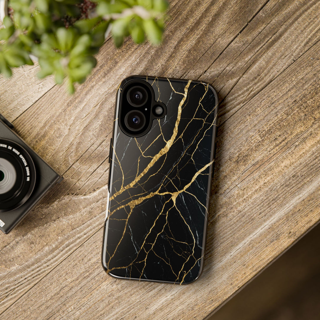 Luxury Black Marble iPhone/Samsung Case