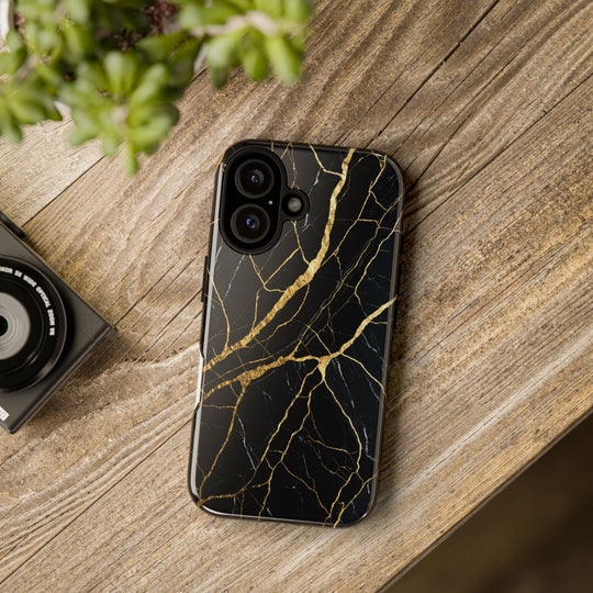 Luxury Black Marble iPhone/Samsung Case