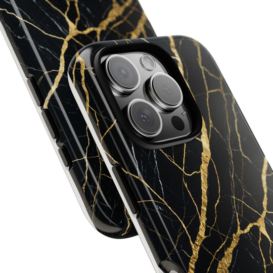 Luxury Black Marble iPhone/Samsung Case
