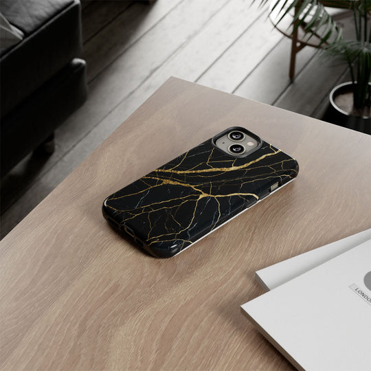 Luxury Black Marble iPhone/Samsung Case