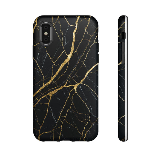 Luxury Black Marble iPhone/Samsung Case
