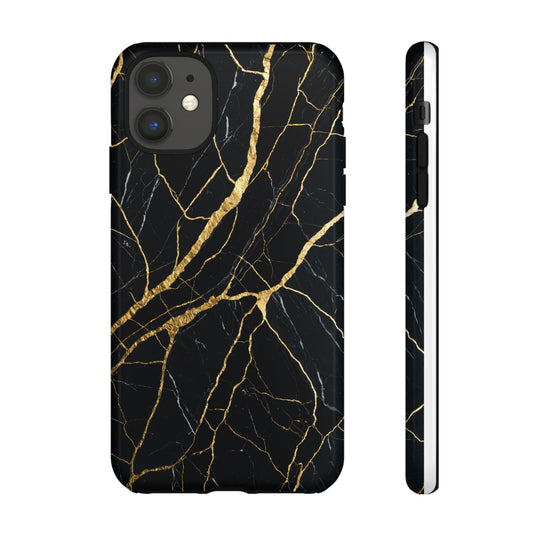 Luxury Black Marble iPhone/Samsung Case