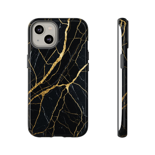 Luxury Black Marble iPhone/Samsung Case