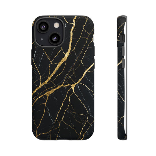 Luxury Black Marble iPhone/Samsung Case