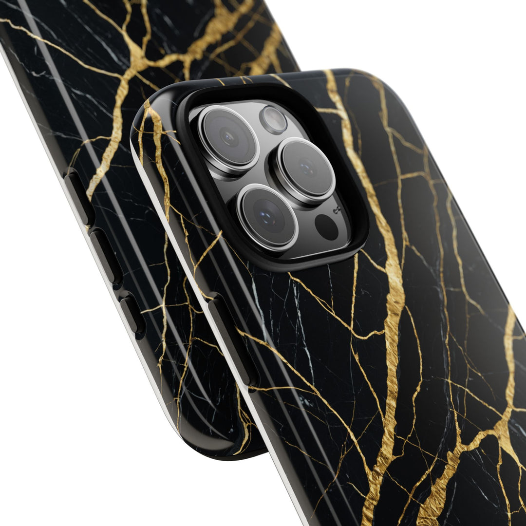 Luxury Black Marble iPhone/Samsung Case