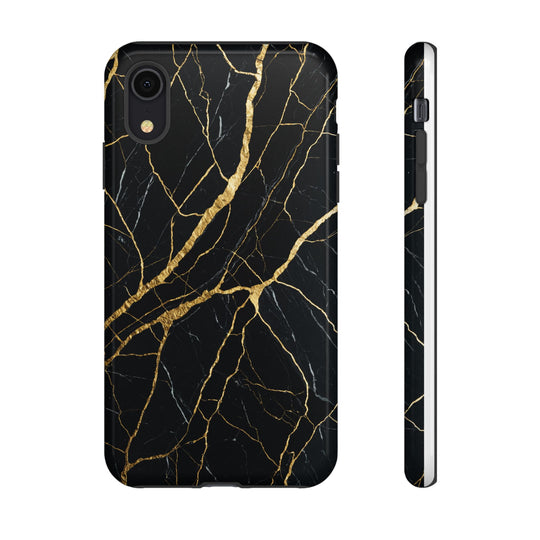 Luxury Black Marble iPhone/Samsung Case