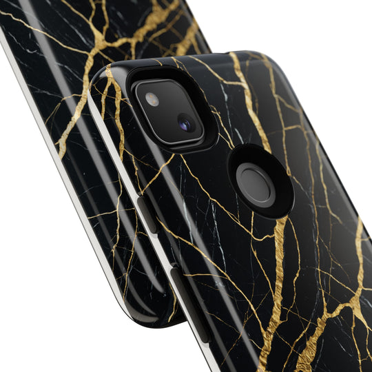 Luxury Black Marble iPhone/Samsung Case