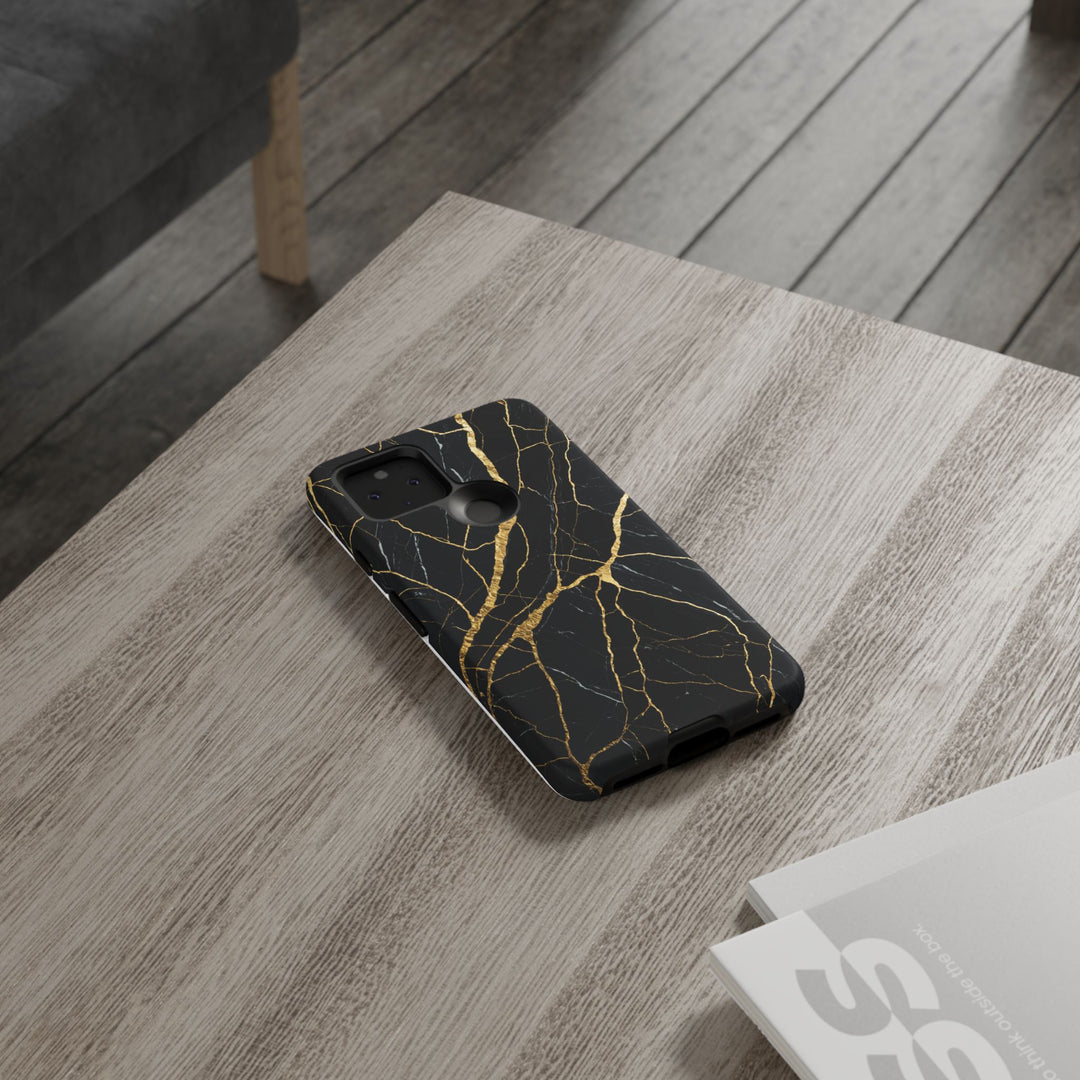 Luxury Black Marble iPhone/Samsung Case