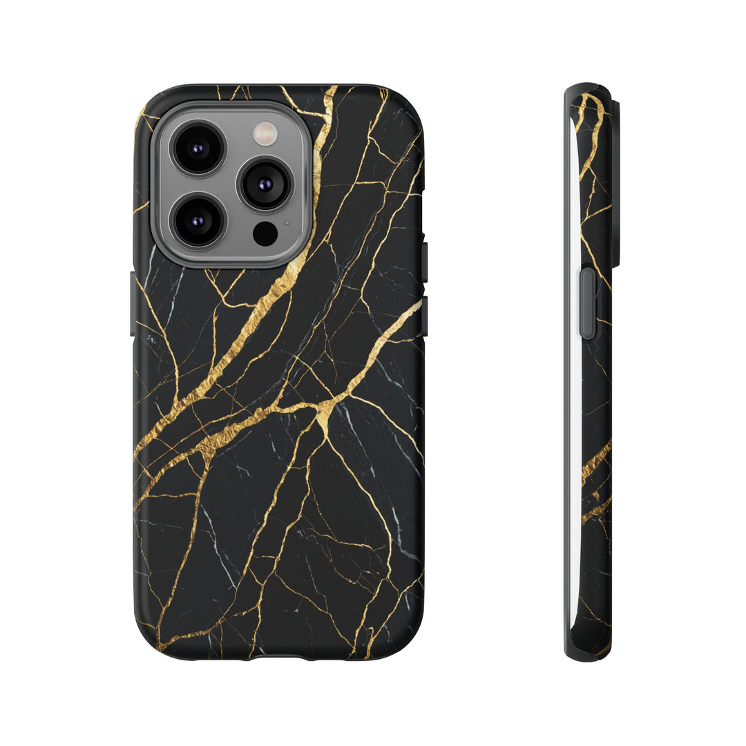 Luxury Black Marble iPhone/Samsung Case