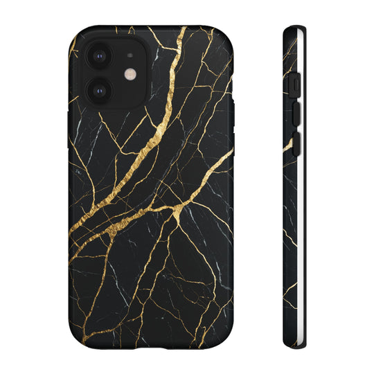 Luxury Black Marble iPhone/Samsung Case