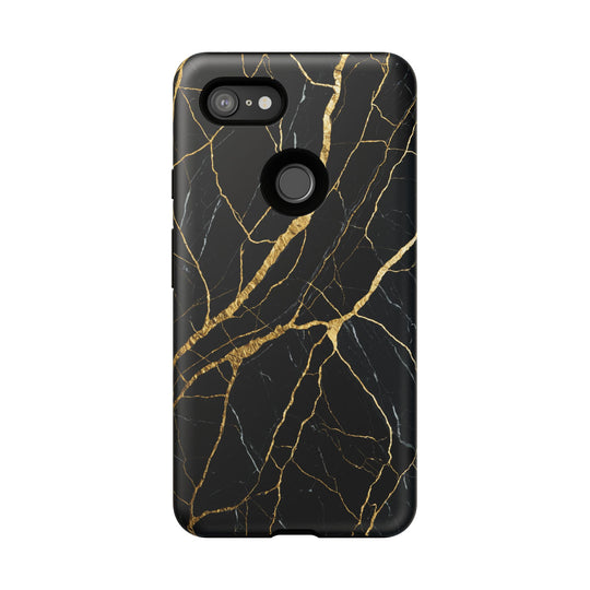 Luxury Black Marble iPhone/Samsung Case