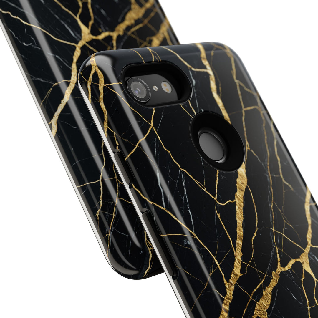 Luxury Black Marble iPhone/Samsung Case
