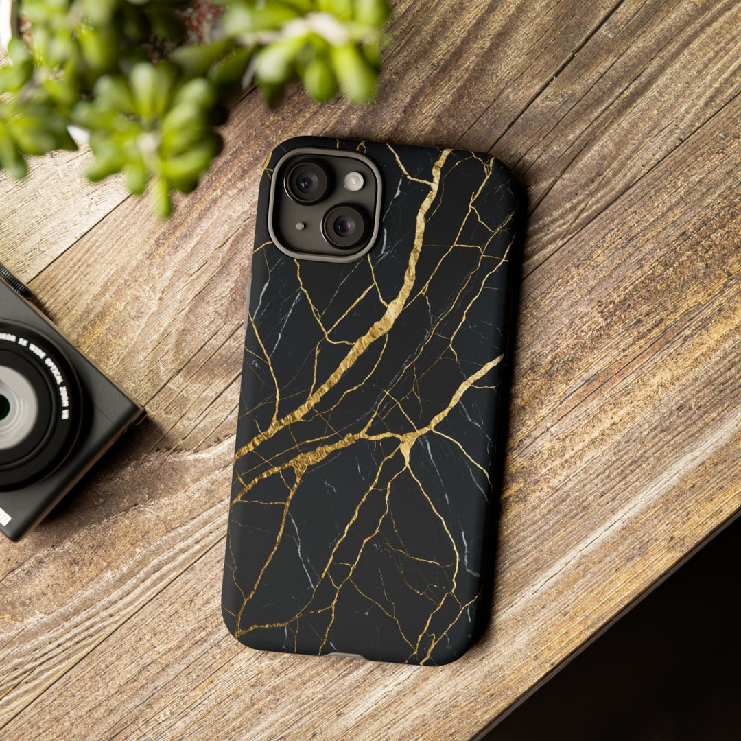 Luxury Black Marble iPhone/Samsung Case