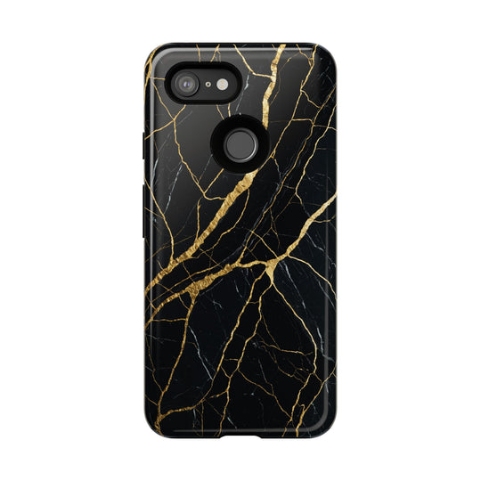 Luxury Black Marble iPhone/Samsung Case