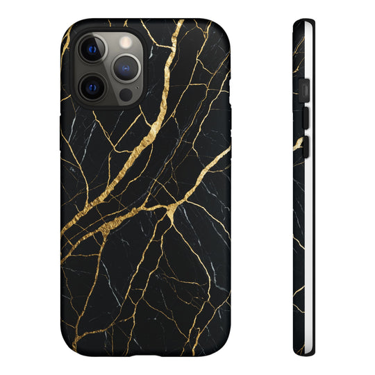 Luxury Black Marble iPhone/Samsung Case