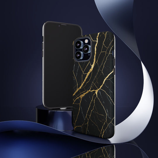 Luxury Black Marble iPhone/Samsung Case