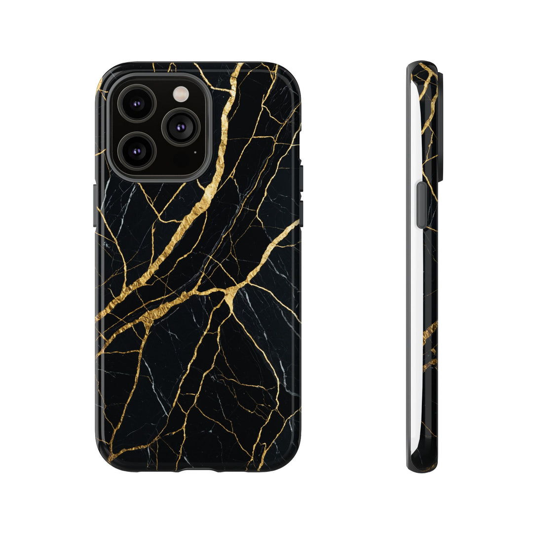 Luxury Black Marble iPhone/Samsung Case
