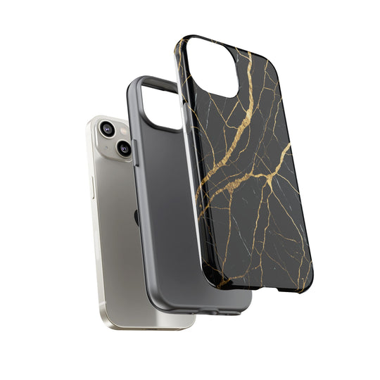 Luxury Black Marble iPhone/Samsung Case