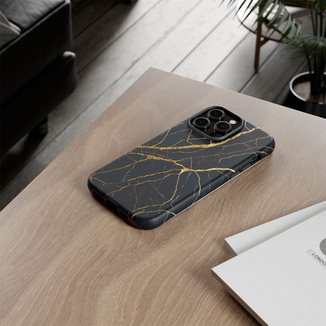Luxury Black Marble iPhone/Samsung Case