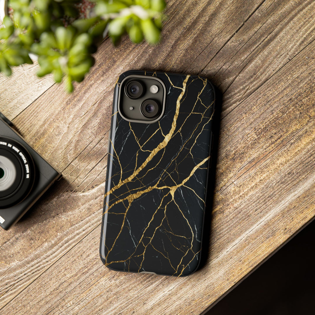 Luxury Black Marble iPhone/Samsung Case