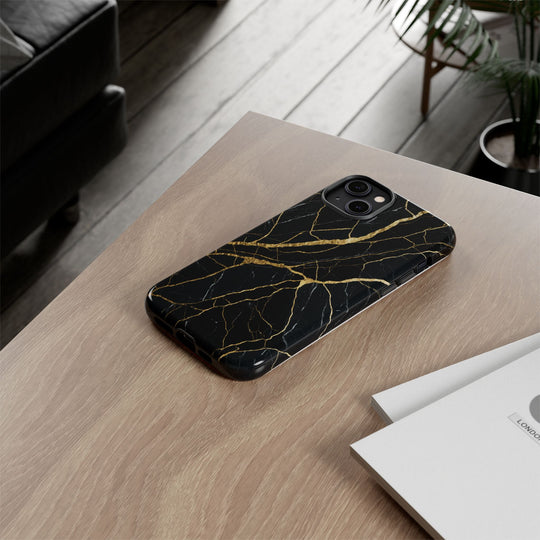 Luxury Black Marble iPhone/Samsung Case