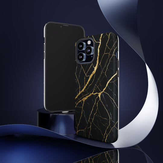 Luxury Black Marble iPhone/Samsung Case