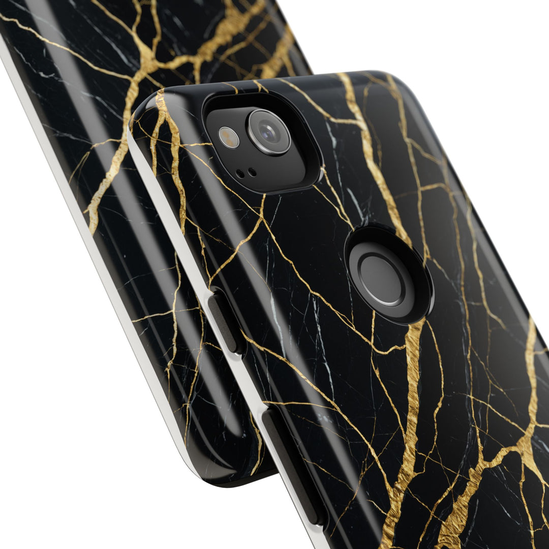 Luxury Black Marble iPhone/Samsung Case