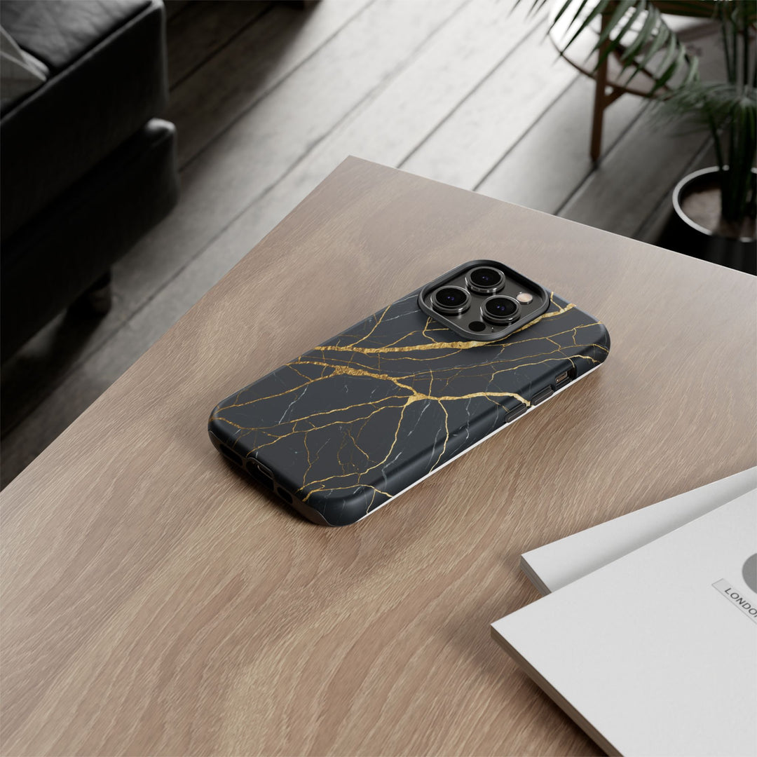 Luxury Black Marble iPhone/Samsung Case