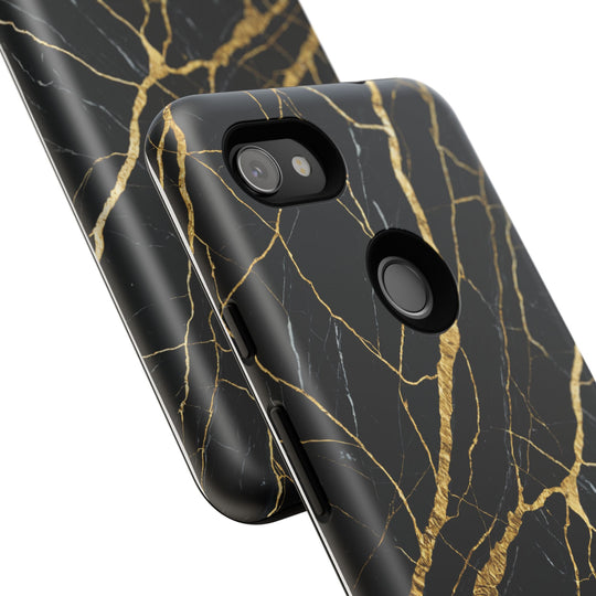 Luxury Black Marble iPhone/Samsung Case