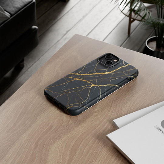 Luxury Black Marble iPhone/Samsung Case