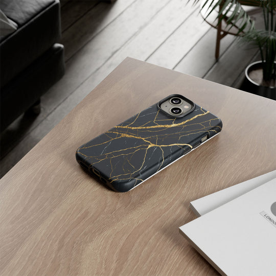 Luxury Black Marble iPhone/Samsung Case