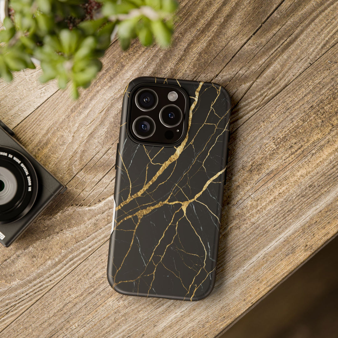 Luxury Black Marble iPhone/Samsung Case