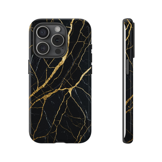 Luxury Black Marble iPhone/Samsung Case