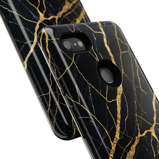 Luxury Black Marble iPhone/Samsung Case