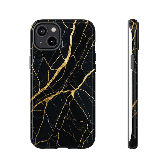 Luxury Black Marble iPhone/Samsung Case