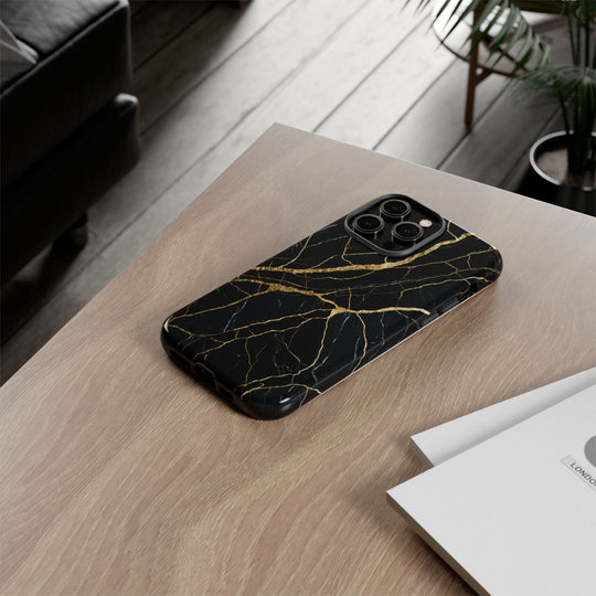 Luxury Black Marble iPhone/Samsung Case