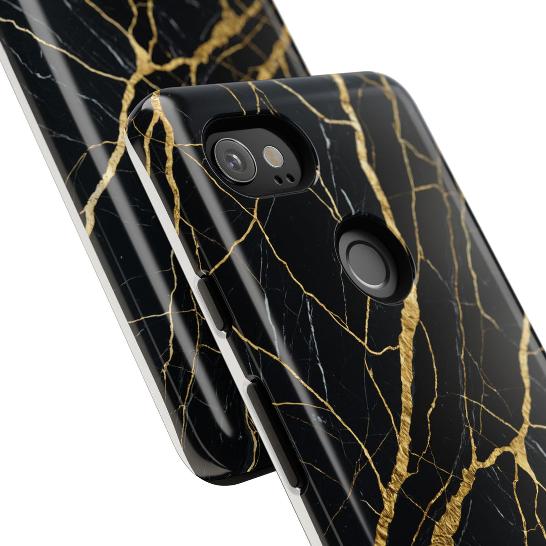 Luxury Black Marble iPhone/Samsung Case
