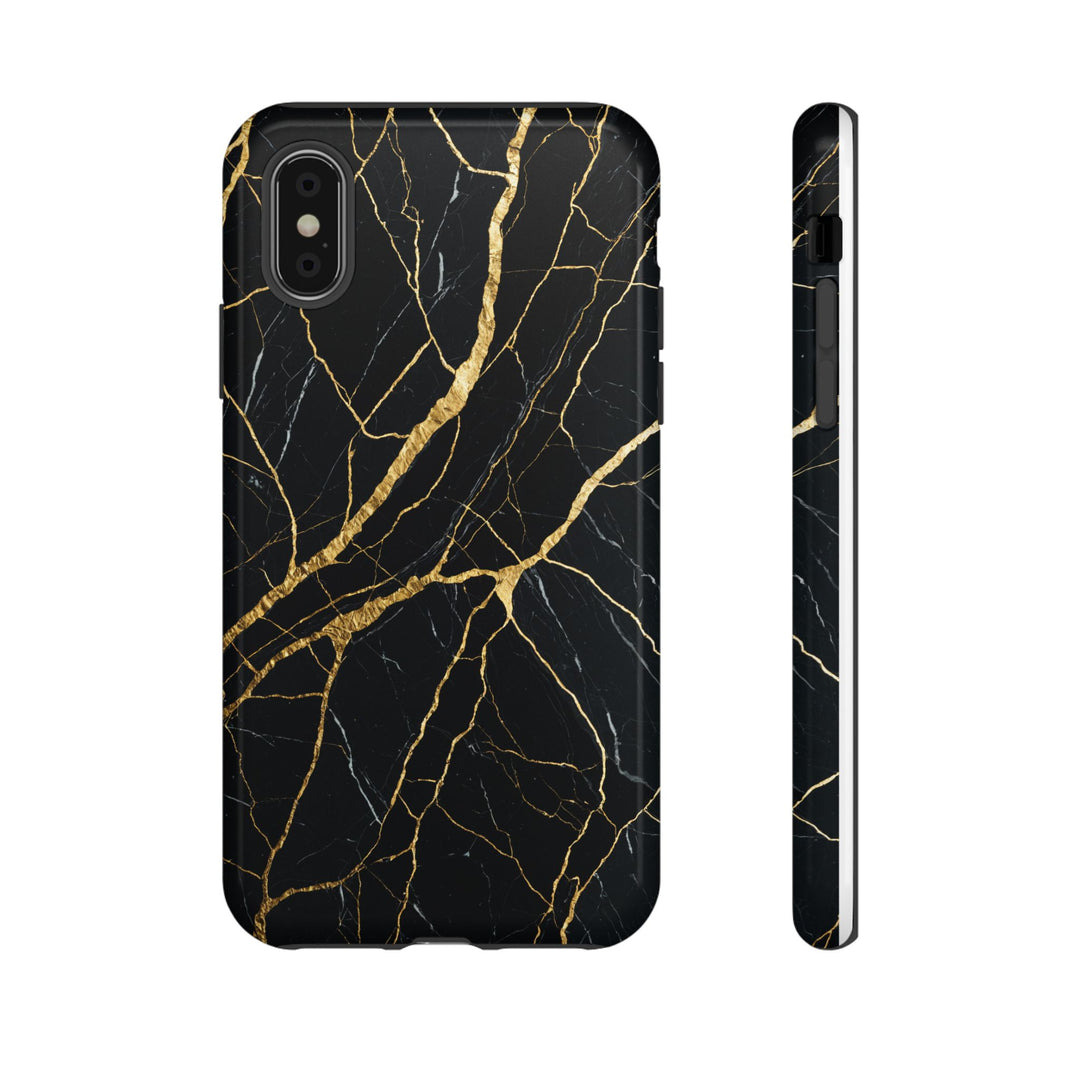 Luxury Black Marble iPhone/Samsung Case