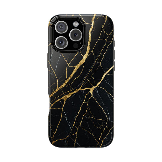 Luxury Black Marble iPhone/Samsung Case