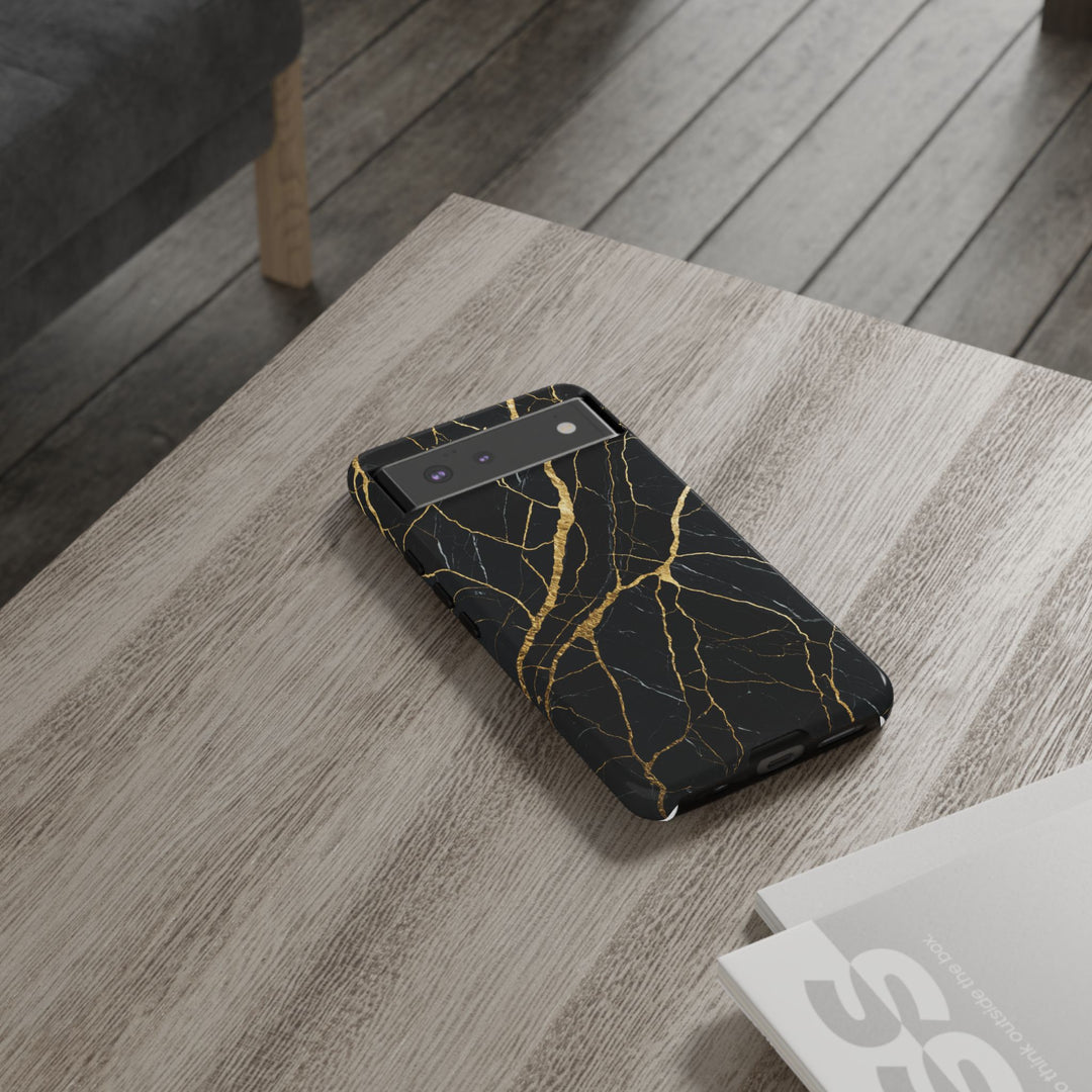 Luxury Black Marble iPhone/Samsung Case